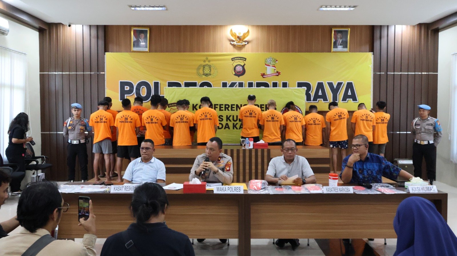 Tujuh Pengedar Sabu Diamankan Polres Kubu Raya, 2 Diantaranya Residivis