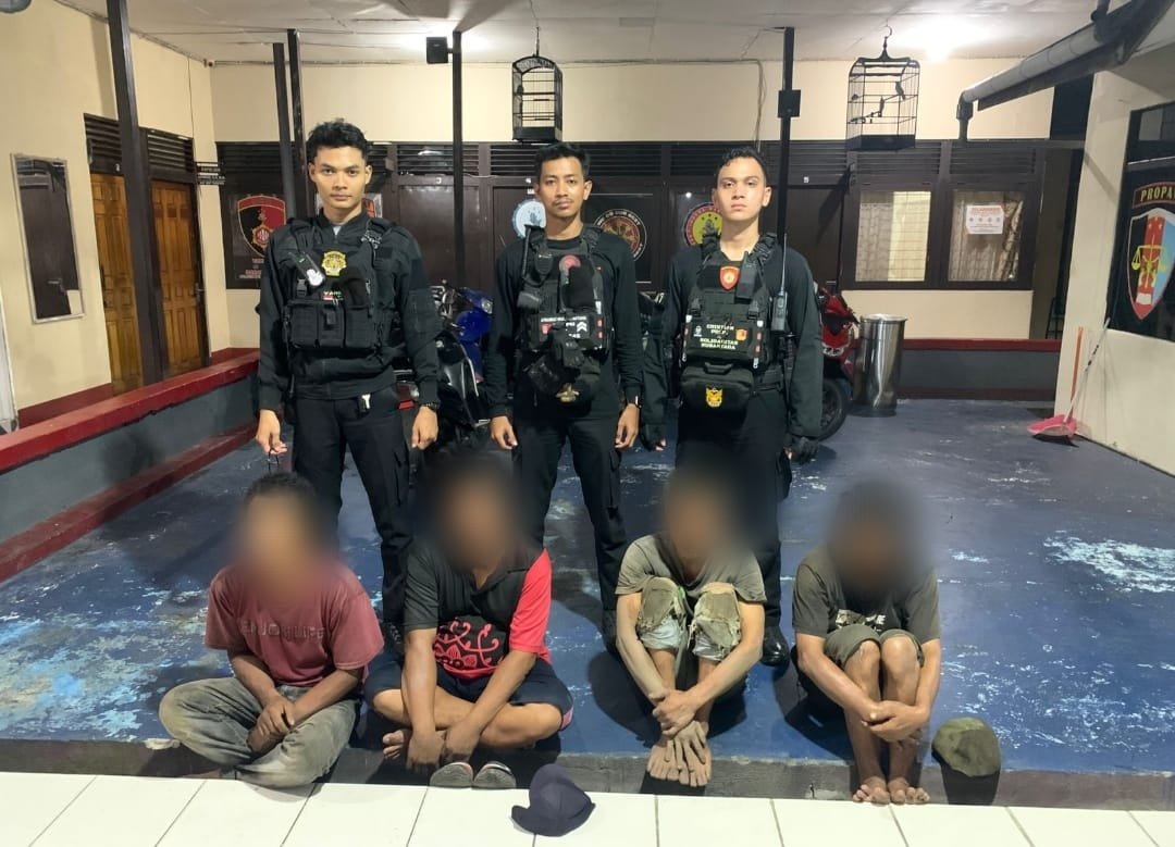 Misi Rahasia Empat Ninja Kabel di Pontianak Digagalkan Polisi