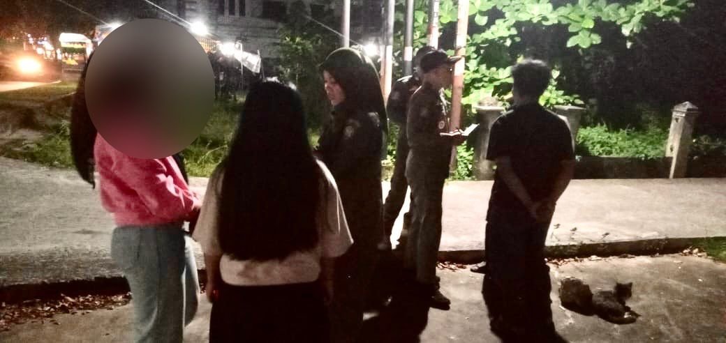 Satpol PP Pontianak bersama TNI-Polri Amankan Puluhan Anak Bawah Umur yang Keluyuran Malam