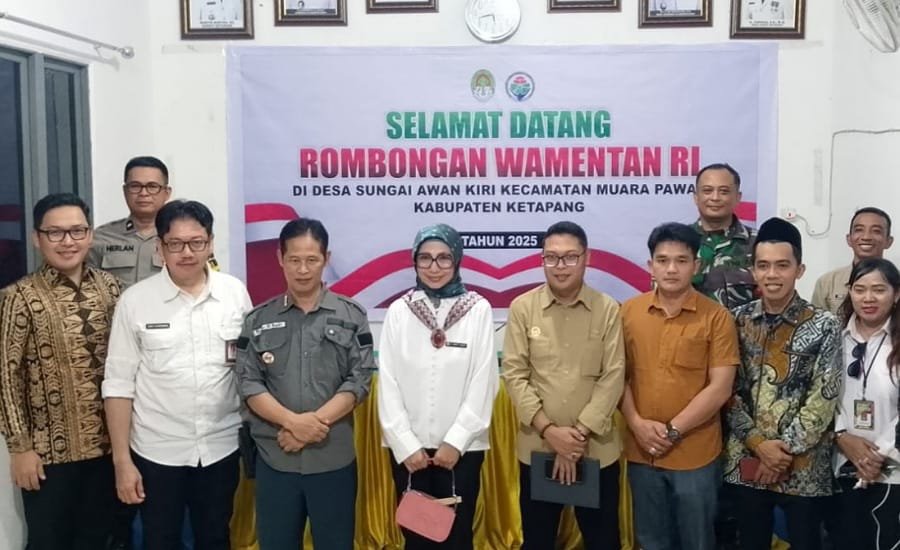 BPPSDMP Sebut Koperasi Merah Putih Desa Sungai Awan Kiri Patut Jadi Contoh