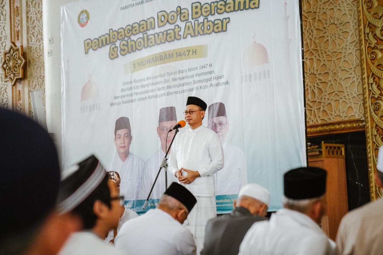 Edi Kamtono Hadiri Acara Doa Bersama dan Selawat Akbar Tahun Baru Islam 1 Muharram 1447 H