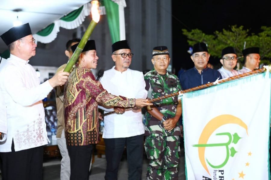 Pawai Obor Meriahkan Tahun Baru Islam di Ketapang