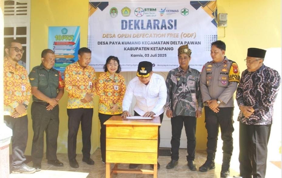 Desa Paya Kumang Deklarasi ODF, Bupati Ketapang Tegaskan Komitmen Wujudkan Masyarakat Sehat