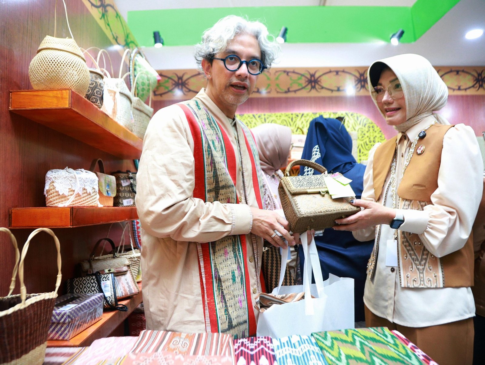 Desainer Didiet Maulana Puji Tas Rajut Kriya Pontianak yang Dibeli Ketua Umum TP PKK Pusat