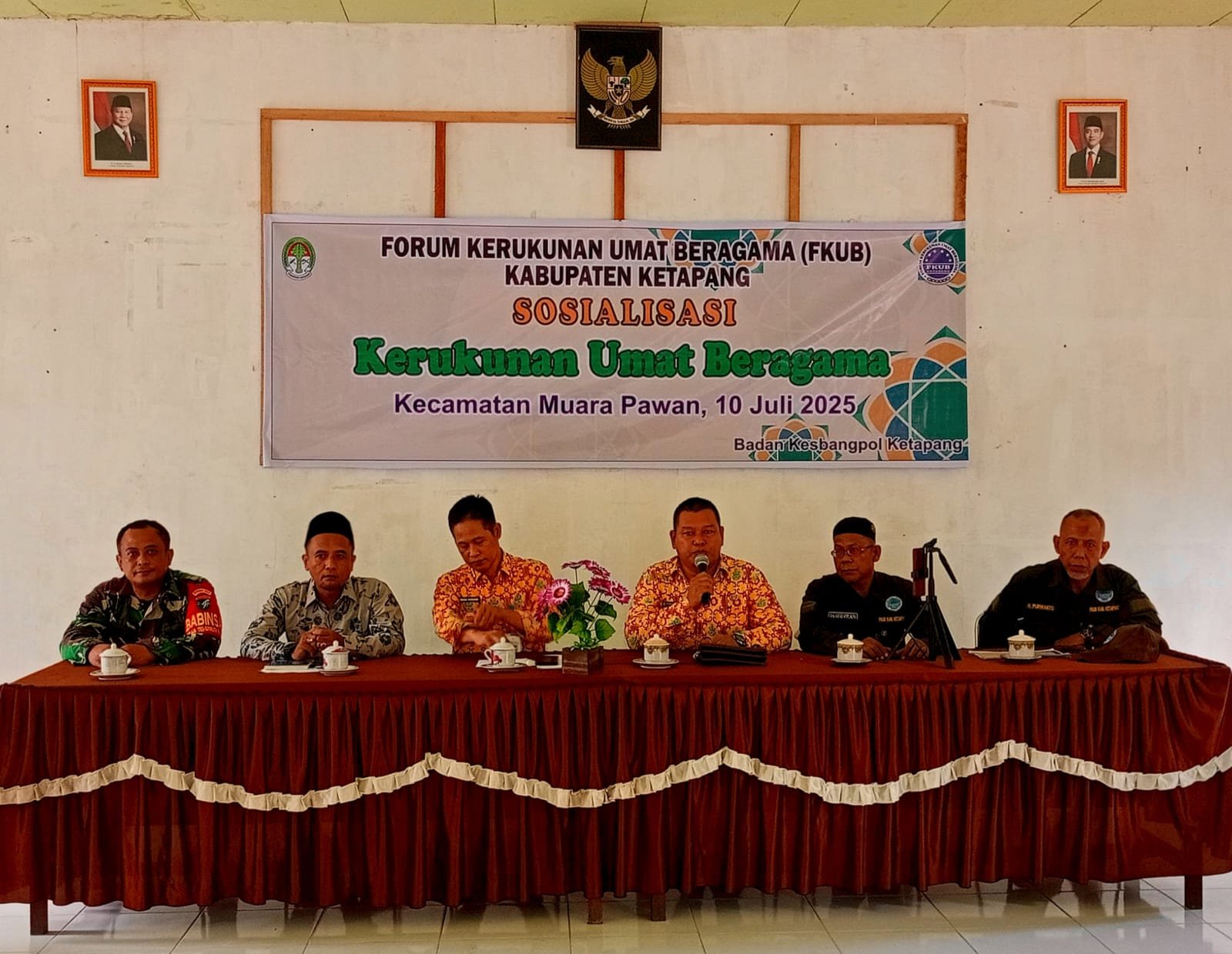 Kesbangpol Ketapang Gelar Sosialisasi Kerukunan Umat Beragama di Dua Kecamatan