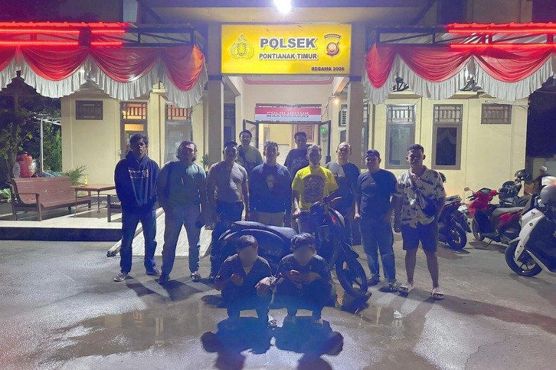 Tim Macan Raya Ringkus Dua Remaja Spesialis Curanmor, Begini Kronologinya