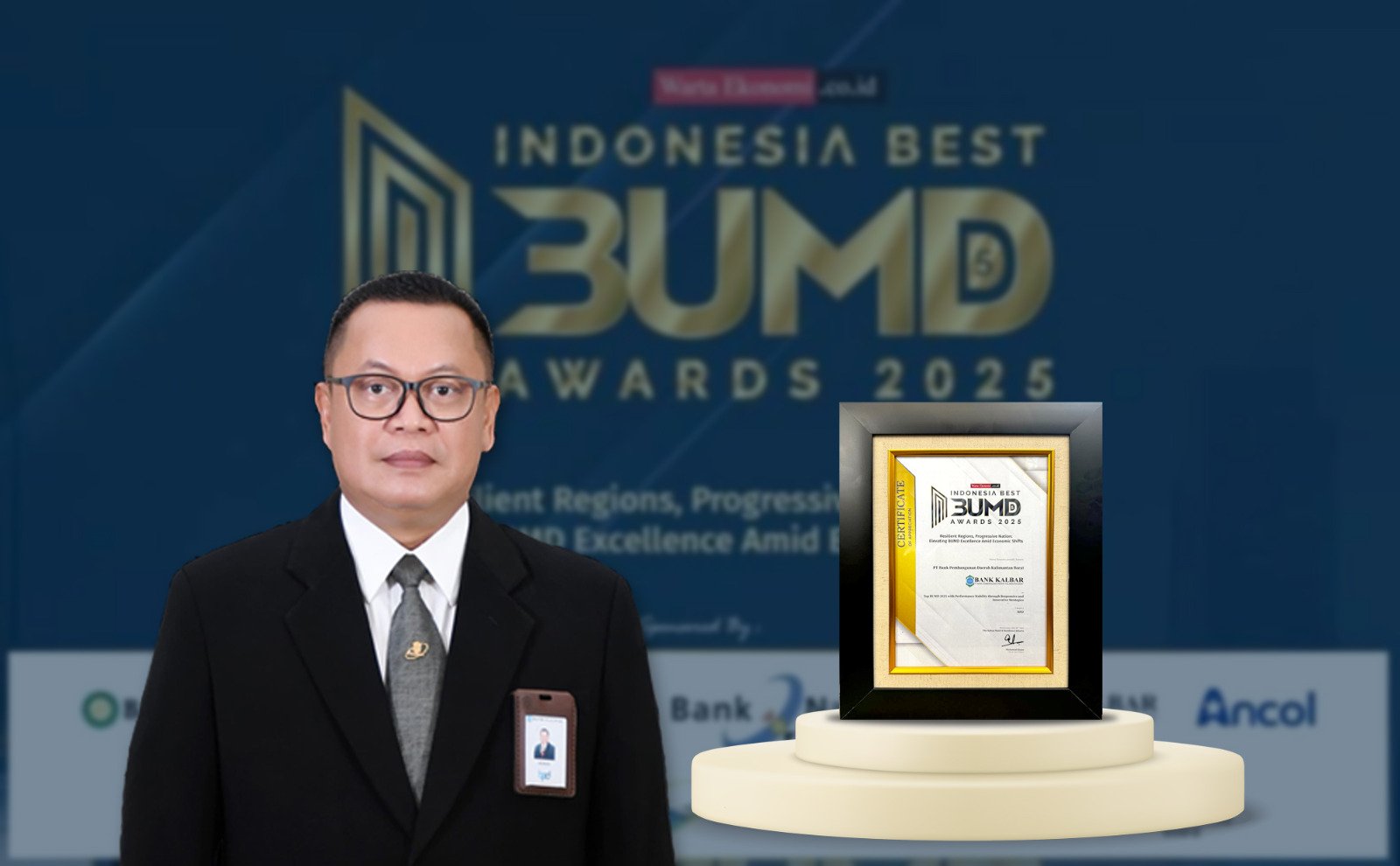 Bank Kalbar Buktikan Kinerja Tangguh, Raih TOP BUMD Award 2025