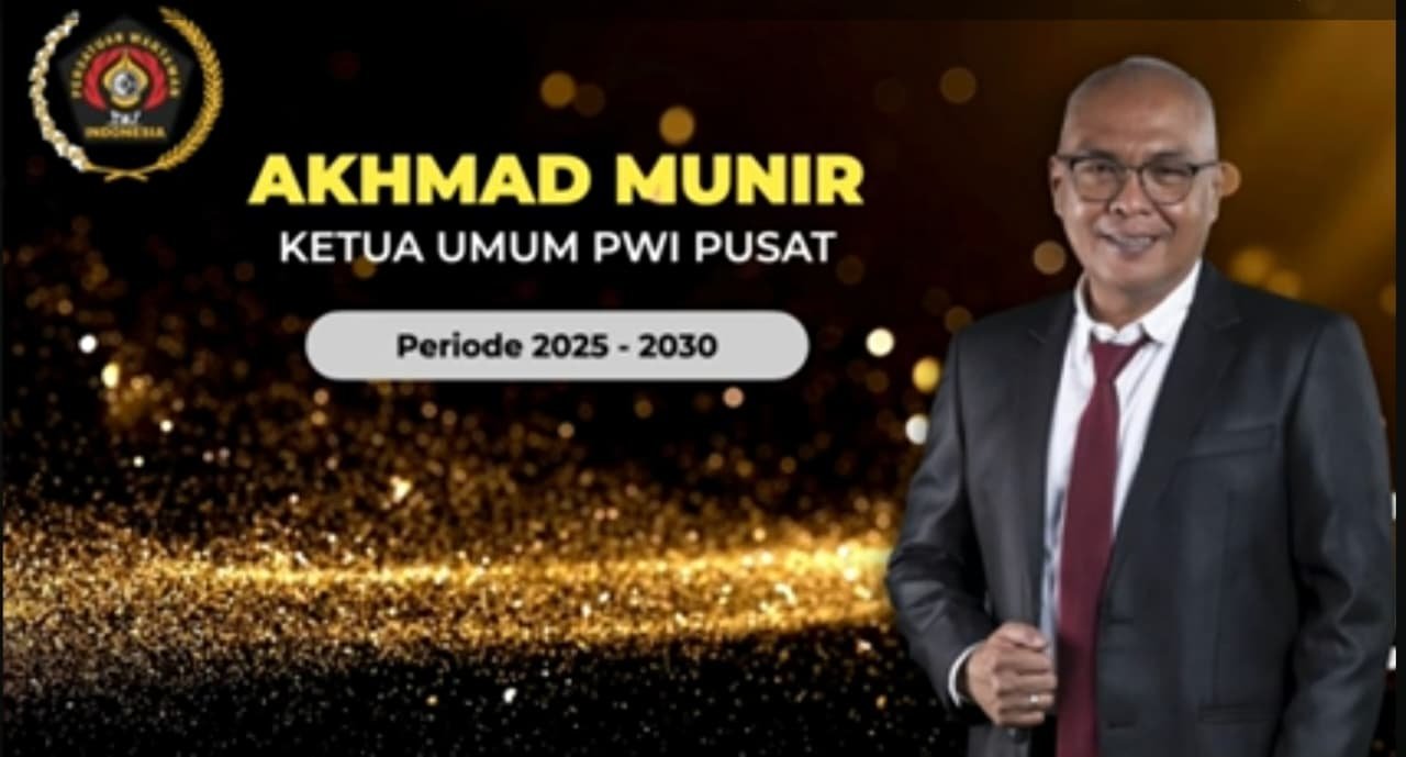Akhmad Munir Terpilih Jadi Ketum PWI 2025 - 2030