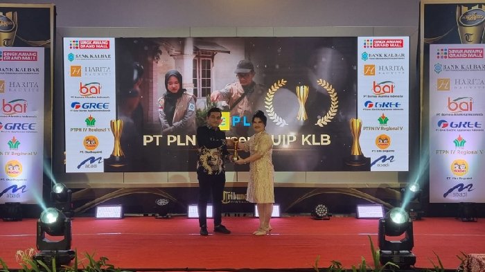 PLN UIP KLB Raih Penghargaan Tribun Awards atas Dukungan Air Bersih dan Sanitasi