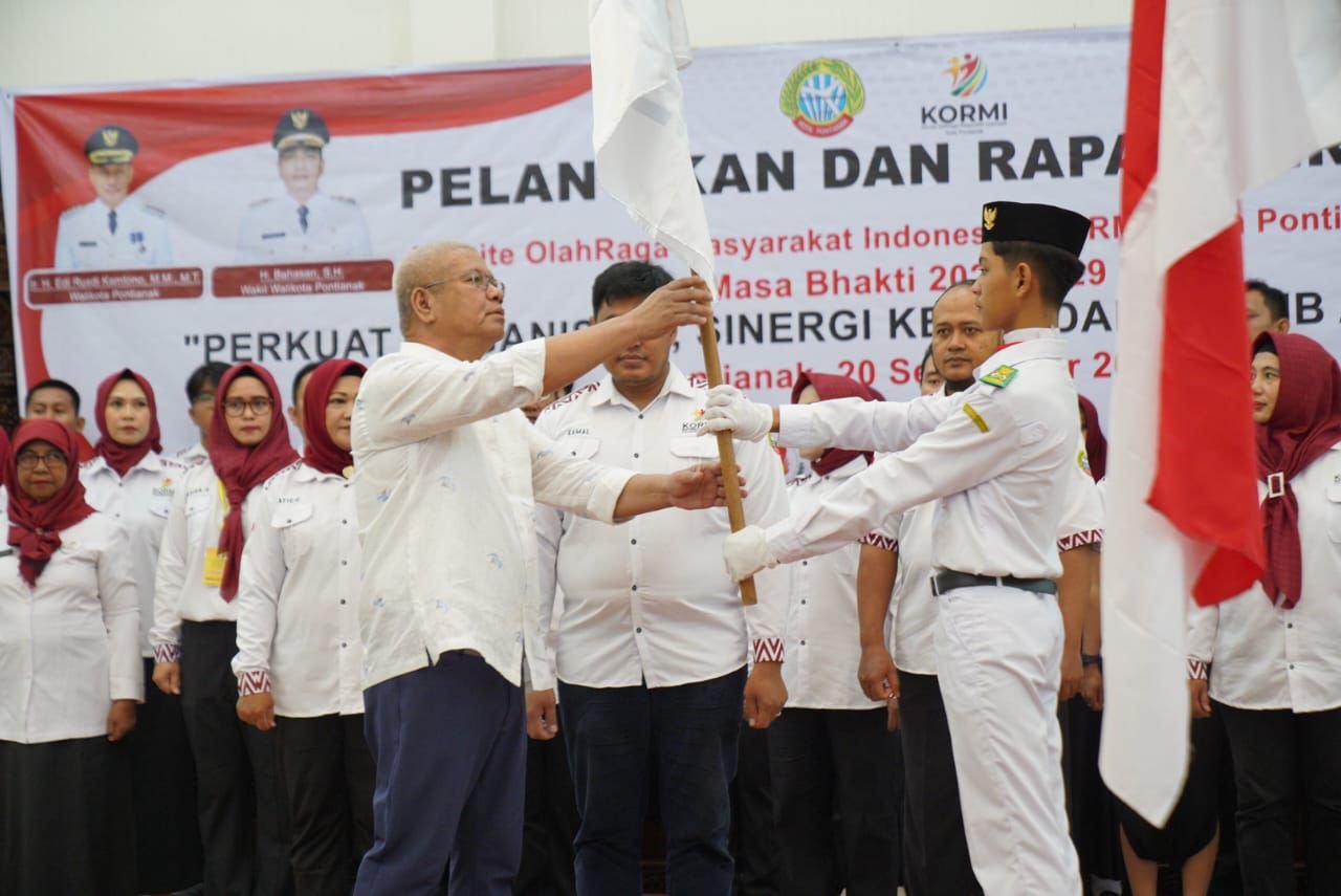 Pelantikan Pengurus KORMI Kota Pontianak 2025 - 2029, Edi Kamtono Dorong Gaya Hidup Sehat Masyarakat