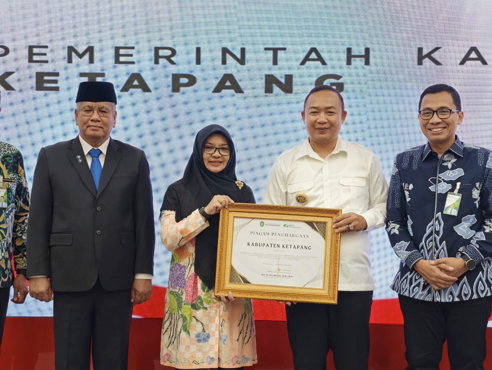 Ketapang Raih Juara Pertama Paritrana Award 2025 Tingkat Kalbar