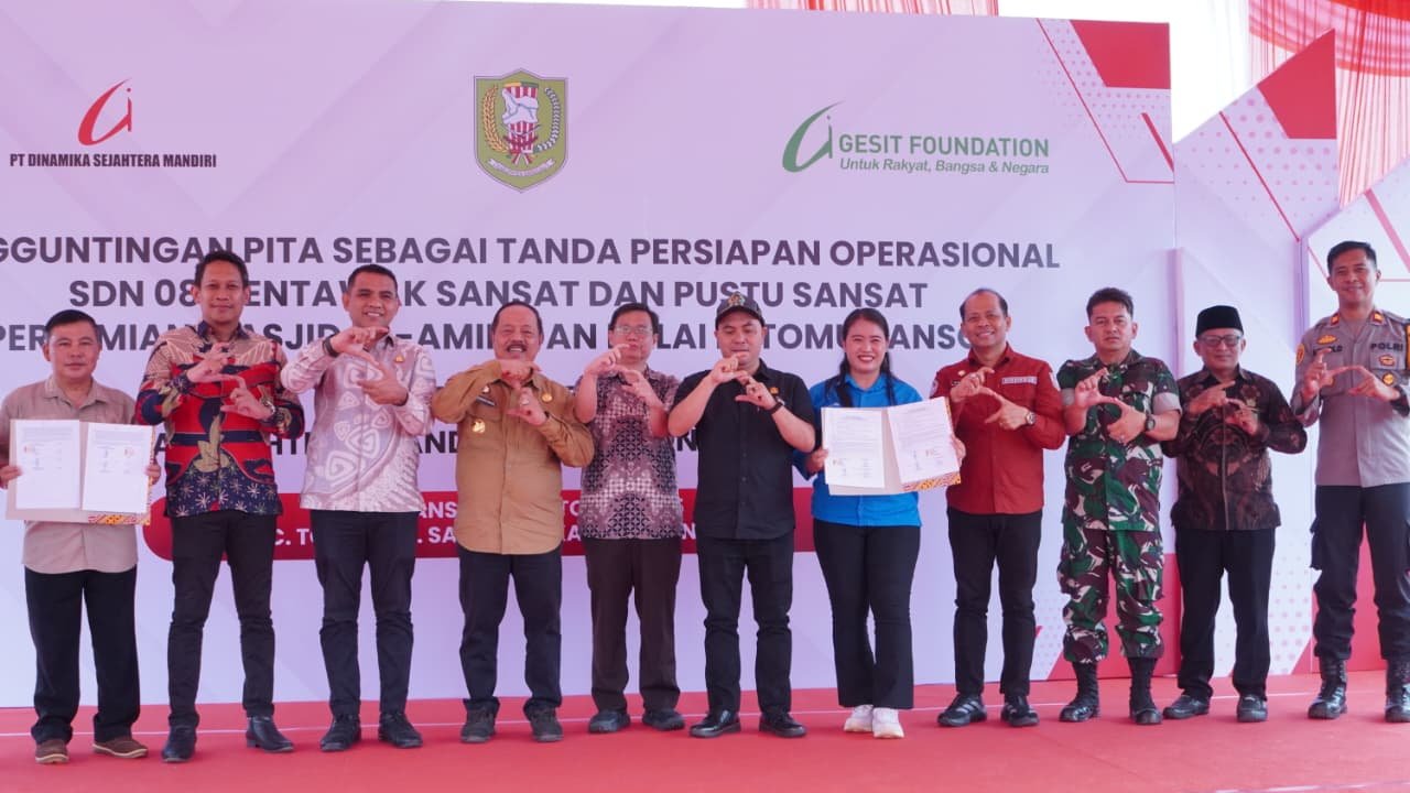 Bupati Sanggau Apresiasi PT DSM Bangun Sekolah dan Fasilitas Publik di Mentawak Sansat