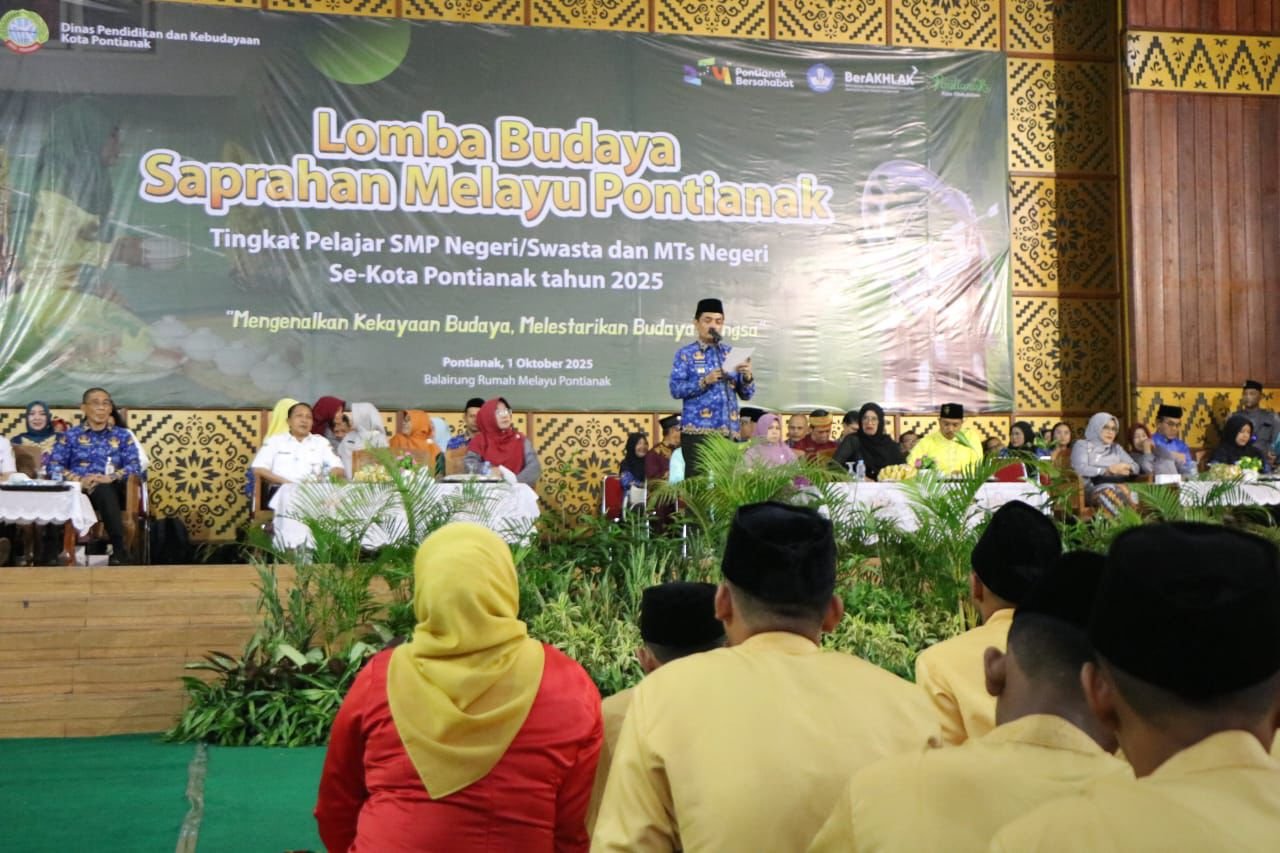 Disdik Pontianak Gelar Festival Saprahan Pelajar: Ajang Lestarikan Budaya Melayu