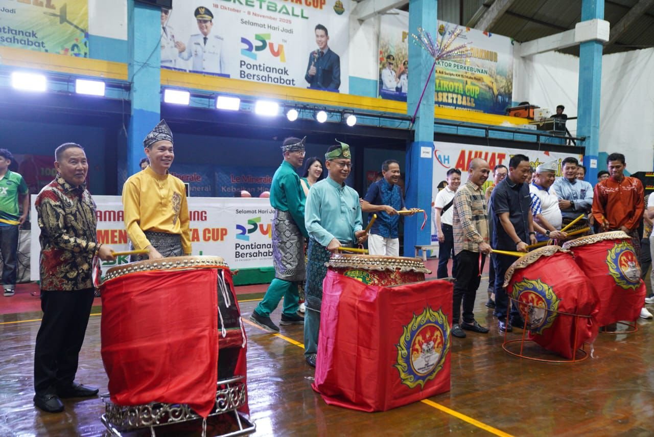 Wali Kota Cup 2025 Catat Rekor Peserta Terbanyak Kejuaraan Basket di Pontianak