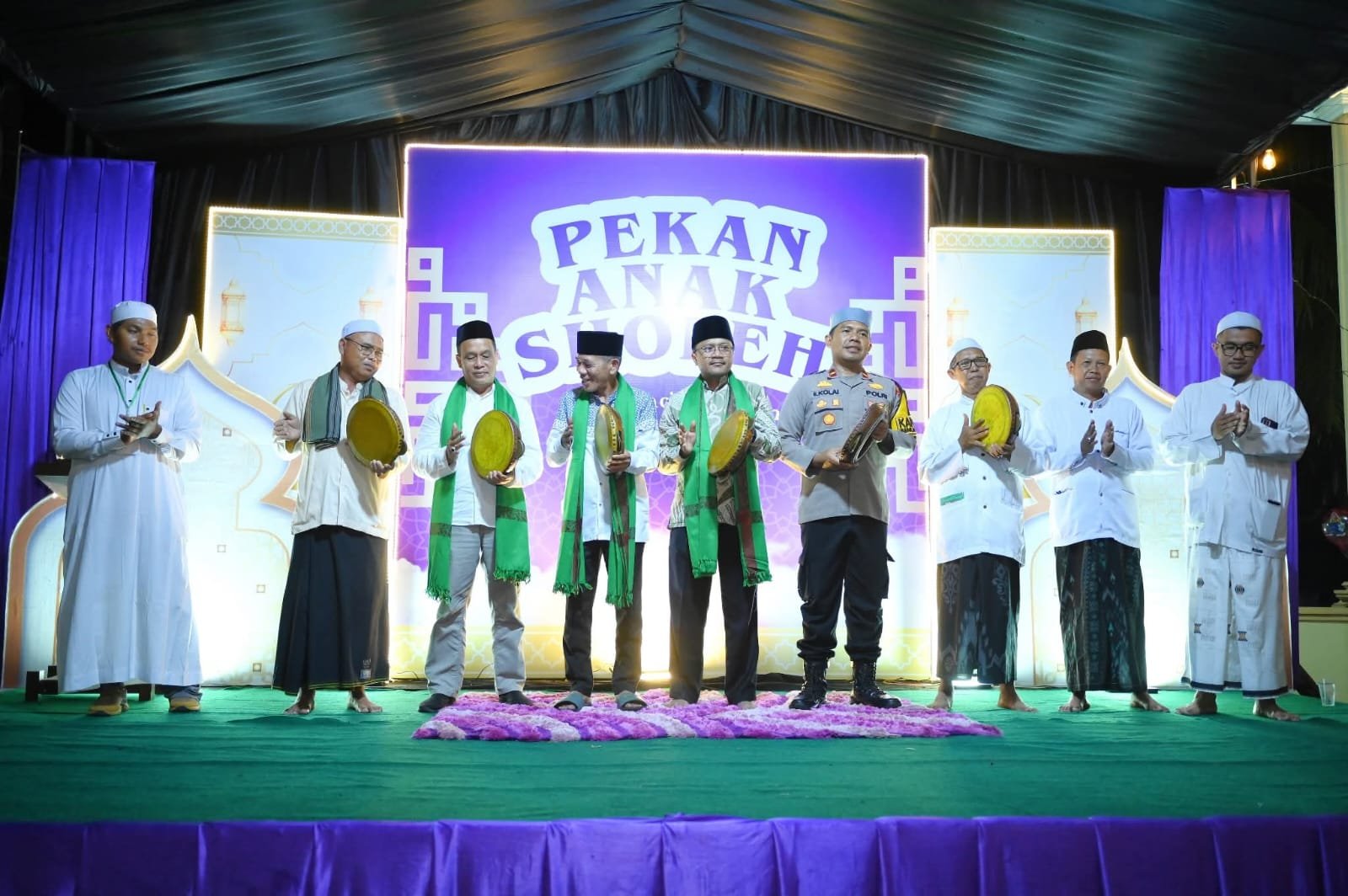 Wabup Ketapang Buka Pekan Anak Sholeh di Masjid Jami’ Assalam