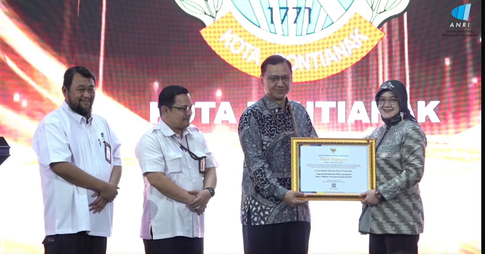 Tertib Arsip 2024, Pemkot Pontianak Raih Penghargaan Terbaik II Nasional