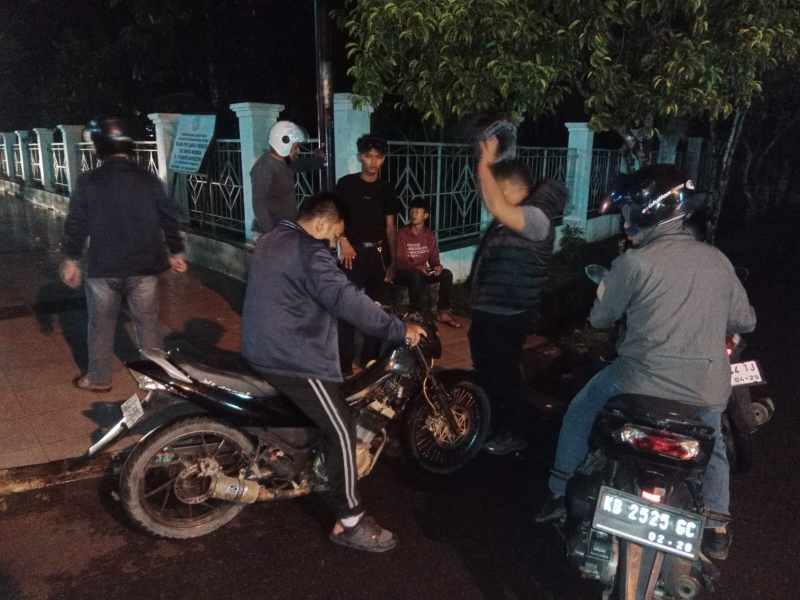 Polsek Delta Pawan Tertibkan Balap Liar, 39 Motor Diamankan