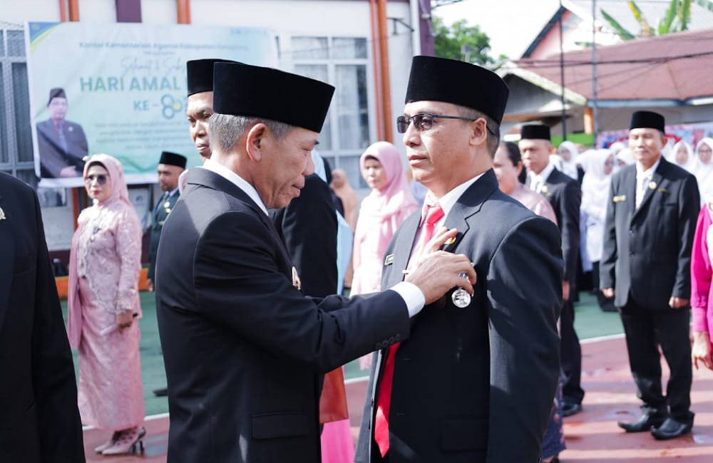 Wabub Jamhuri Pimpin Apel Peringatan HAB ke-80 Kementerian Agama Ketapang