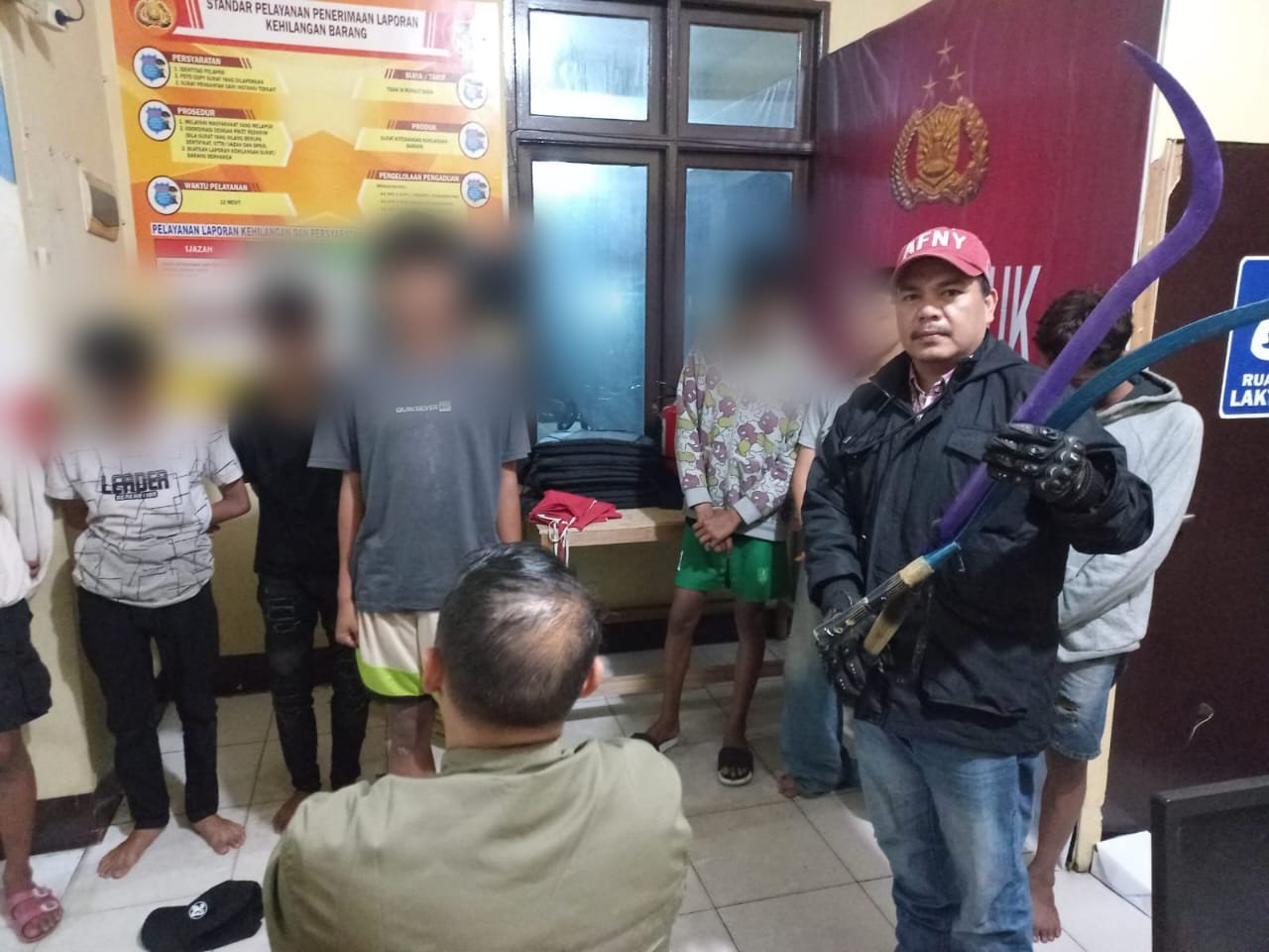 Delapan Anak Remaja Hendak Tawuran Diamankan Polsek Pontianak Barat