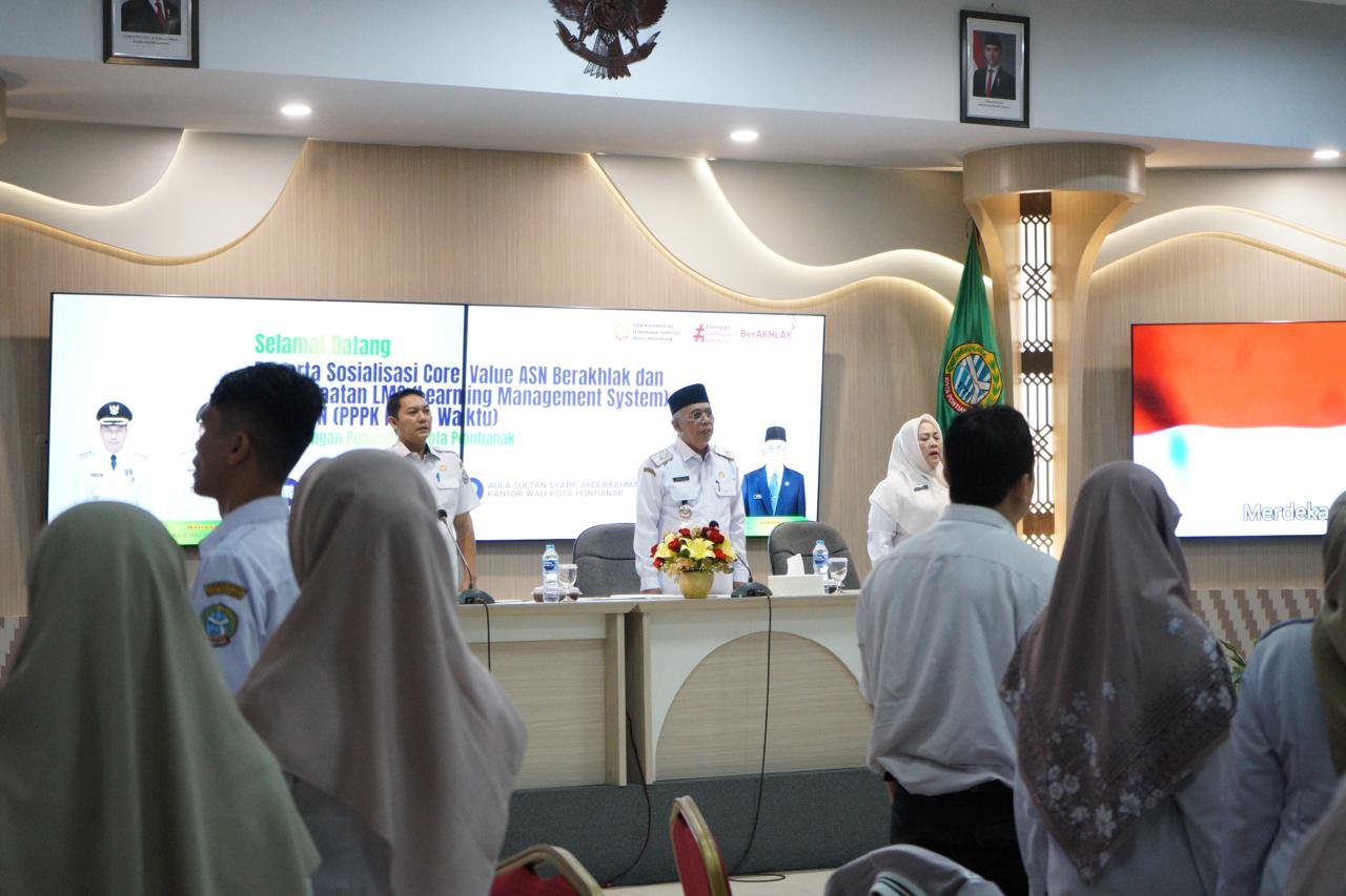 Sekda Pontianak Tekankan Disiplin dan Profesionalisme ASN PPPK Paruh Waktu