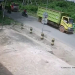 Keterangan foto: Lokasi kejadian laka lantas yang terekam CCTV, pada Sabtu (21/08/2021). (Istimewa)