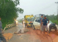 Kondisi jalan dan jembatan yang rusak. (Istimewa)