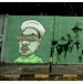 Mural mirip Tenaga Ahli Kantor Staf Presiden (KSP) Ali Mochtar Ngabalin yang viral di dunia maya.