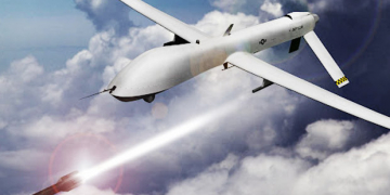 Serangan udara melalui pesawat tanpa berawak. (Ilustrasi/Istimewa)