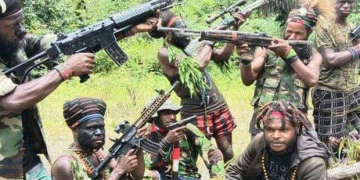 Keterangan foto: Kelompok Kriminal Bersenjata (KKB). (Dokumen/Istimewa)