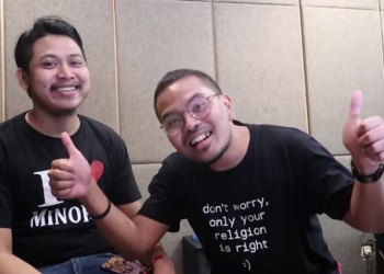 Coki Pardede bersama Treran Muslim. (Istimewa)