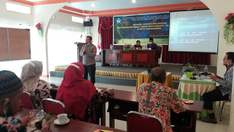 kegiatan tatap muka dengan Bhabinkamtibmas, tokoh masyarakat dan tokoh adat se-Kota Singkawang, Rabu (08/09/2021),