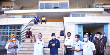 Ketua Umum Lembaga Pengembangan Tilawatil Qur’an (LPTQ) Provinsi Kalbar, Brigjend Pol (Purn) H Andi Musa bersama rombongan meninjau sejumlah titik lokasi yang akan dijadikan penyelenggaran MTQ ke-XXIX tingkat Provinsi Kalbar tahun 2021 di Kabupaten Sintang, pada Rabu, (08/09/2021).