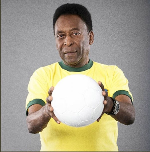 Legenda sepakbola dunia, Pele. (Istimewa)