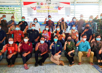 kegiatan 'Rembuk Stunting' Desa Sungai Labi Kecamatan Kelam Permai tahun 2021, Kamis (0209/2021), di Balai Desa Sungai Labi. 