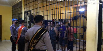 Pengecekan tahanan oleh Polres Singkawang. (Istimewa)