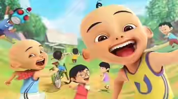 Serial kartun Upin dan Ipin.