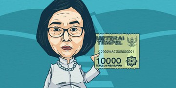 Keterangan foto: Kementerian Keuangan RI resmi meluncurkan meterai elektronik (e-meterai) Rp 10.000 secara virtual, pada Jumat 1 Oktober 2021. (IlustrasilCNBCIndonesia.com/Istimewa)