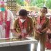 Bupati Sanggau, Paolus Hadi meresmikan Gereja Stasi Jonti, Selasa (22/2/2022). Foto: Ist