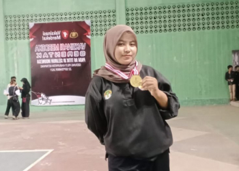Dwi Farika Suci meraih Juara di Kejuaraan IPSI Cup Ketapang