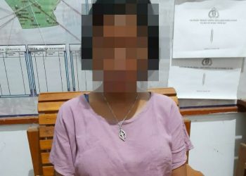 Pelaku pembuang bayi di Sungai Jelai. Foto: Ist