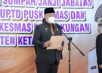 Kepala Puskesmas Seantero Kabupaten Ketapang Dilantik Alexander