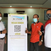 Sekretaris DPRD Ketapang bersama jajaran melaunching buku tamu Elektronik, Jumat (18/2/2022). Foto: Humas DPRD