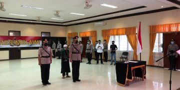 Serah Terima Jabatan Waka Polres Melawi. Foto: Humas Polres