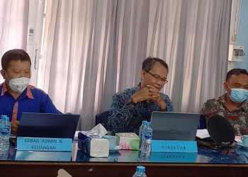 Direksi Perumda Air Minum Tirta Pancur Aji menyosialisasikan rencana kenaikan tarif. Foto: Ist