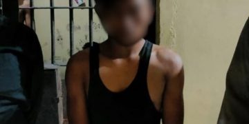 IM (22) warga Tanjung Hilir, Pontianak Timur diringkus polisi. Fto: Ist