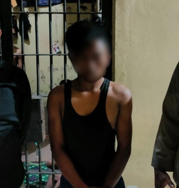 IM (22) warga Tanjung Hilir, Pontianak Timur diringkus polisi. Fto: Ist