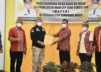 Kualan Hilir Dicanangkan sebagai Desa Mapan