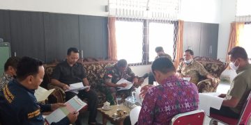 Kesbangpol Sanggau adakan Rakor bersama Polres dan Kejaksaan Negeri, Kamis (10/3/2022). Foto: Ist