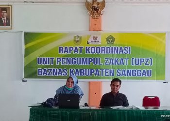 Rakor UPZ BAZNAS Kabupaten Sanggau. Foto: Ist