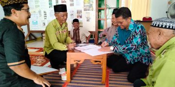 Berita Acara penyerahan aset PHBI Sanggau dari pengurus lama kepada pengurus baru, Sabtu (21/5/2022). Foto: Ist